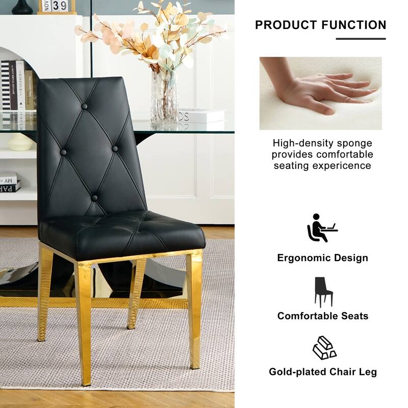 Set of 2 Modern Simple Dining Chair