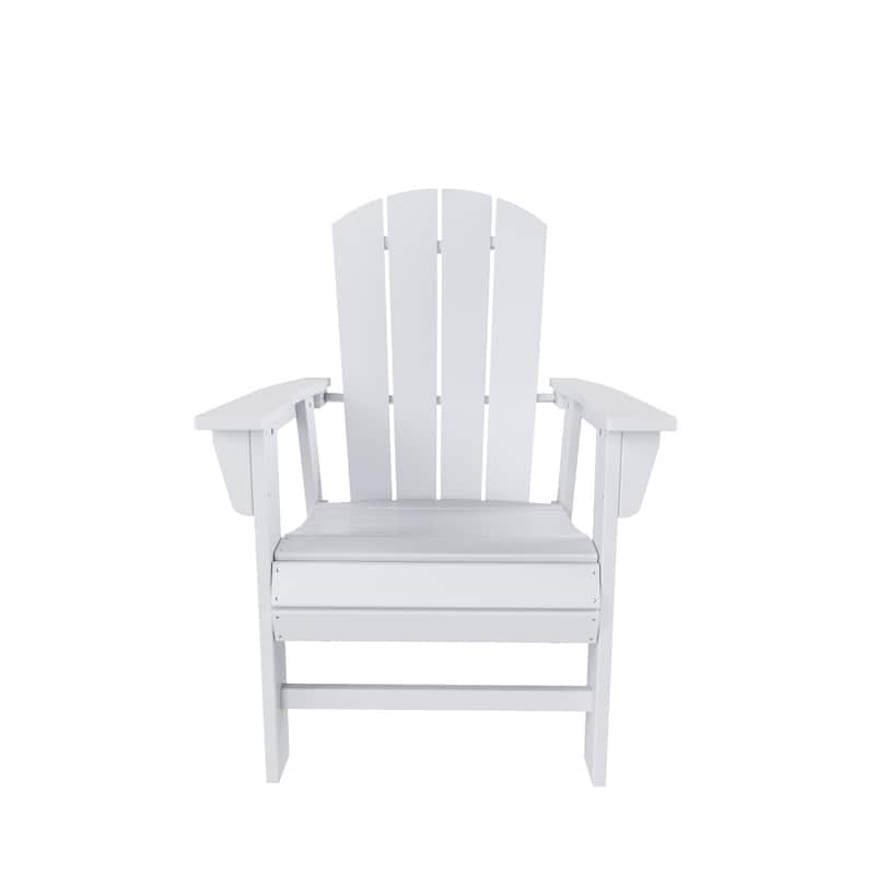 Laguna Hdpe All Weather Outdoor Patio Adirondack Dining Chair With Arms