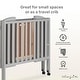 preview thumbnail 5 of 3, Dream On Me 2 in 1 Folding Portable Crib - Cool Grey