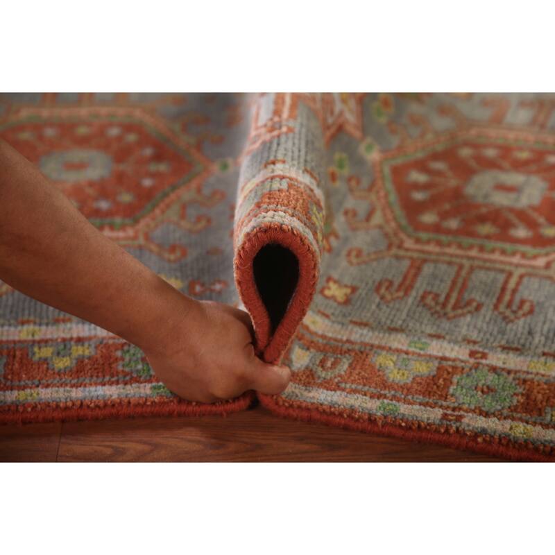 Geometric Kazak Oriental Accent Rug Handmade Traditional Wool Carpet - 3'0"x 5'0"