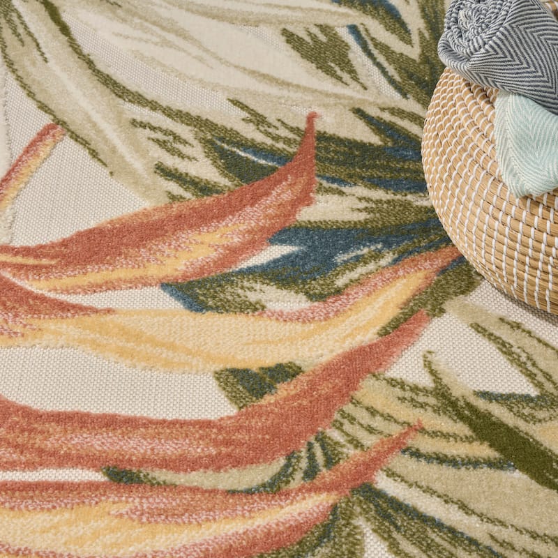 Nourison Aloha Indoor/Outdoor Nature Area Rug