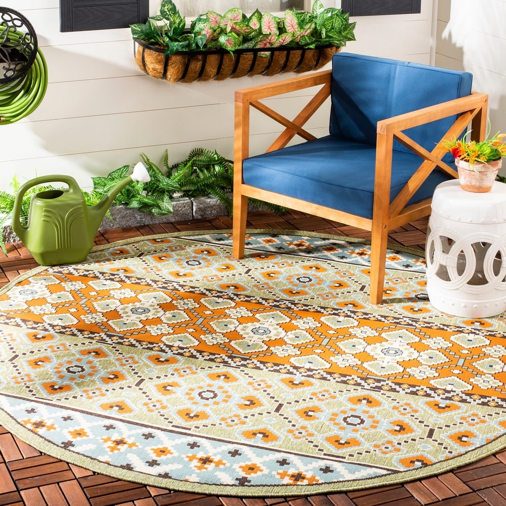 SAFAVIEH Veranda Anneruth Indoor/ Outdoor Waterproof Patio Backyard Rug