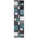preview thumbnail 124 of 135, World Rug Gallery Contemporary Modern Boxed Color Block Area Rug