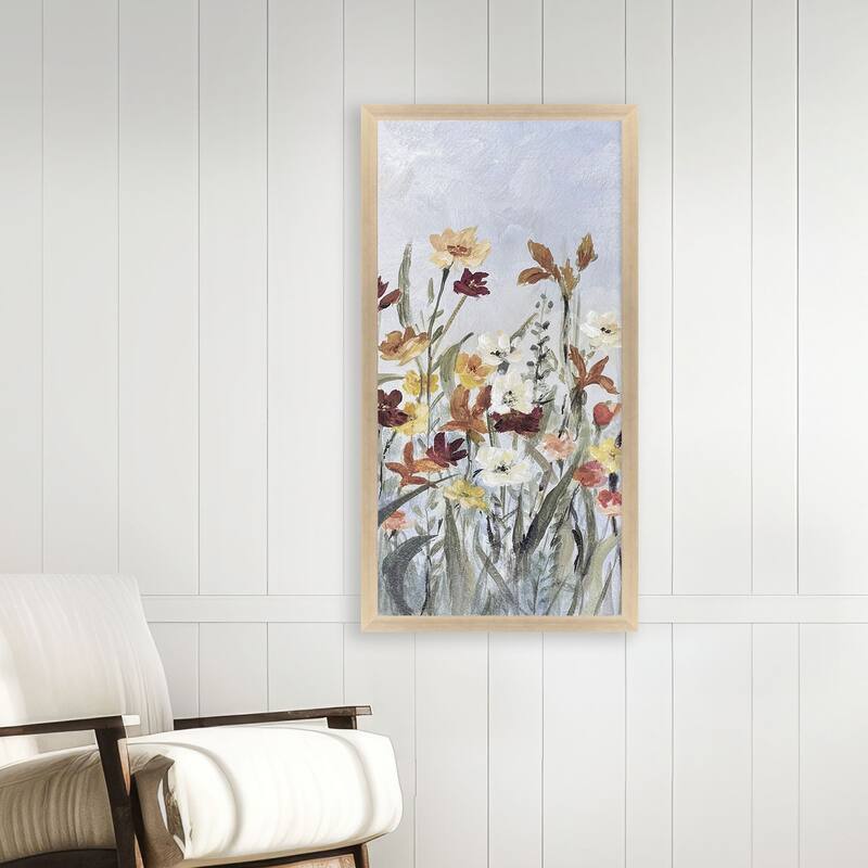 Paragon Flourish Wild Flower II Framed Art - Wood