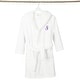 preview thumbnail 22 of 78, Sweet Kids 100% Polyester SUPER PLUSH Double Brushed Hooded Bathrobe with Purple Script Monogram