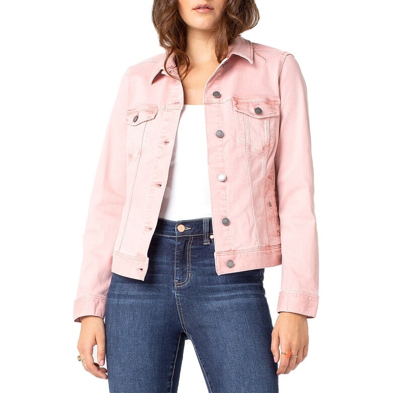 pink ladies denim jacket