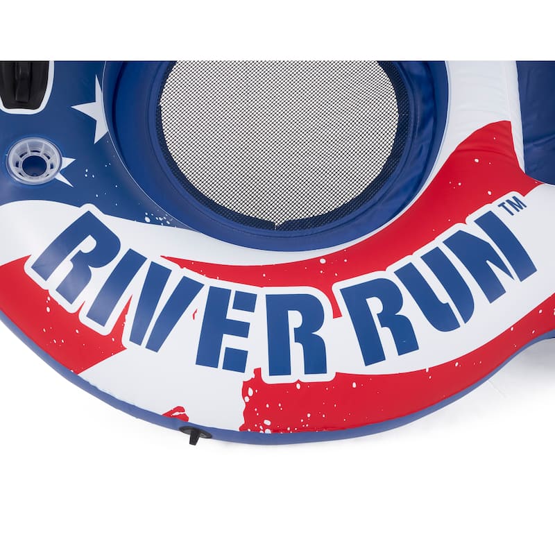 Intex American Flag 2 Person Float & River Run II 2 Person Float - 7