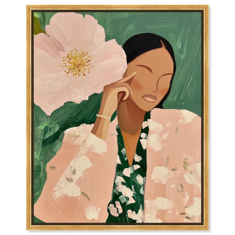 Livia II Canvas by Art Remedy - Gold - 16" x 20"