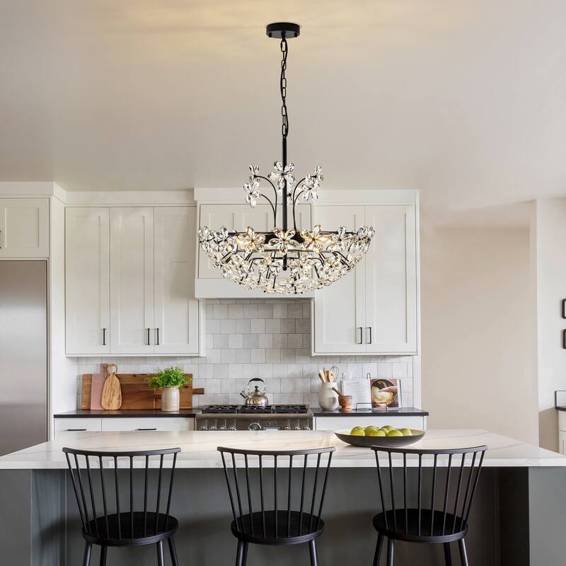 Starsky 8-Light Sputnik Unique / Statement Crystal Chandelier