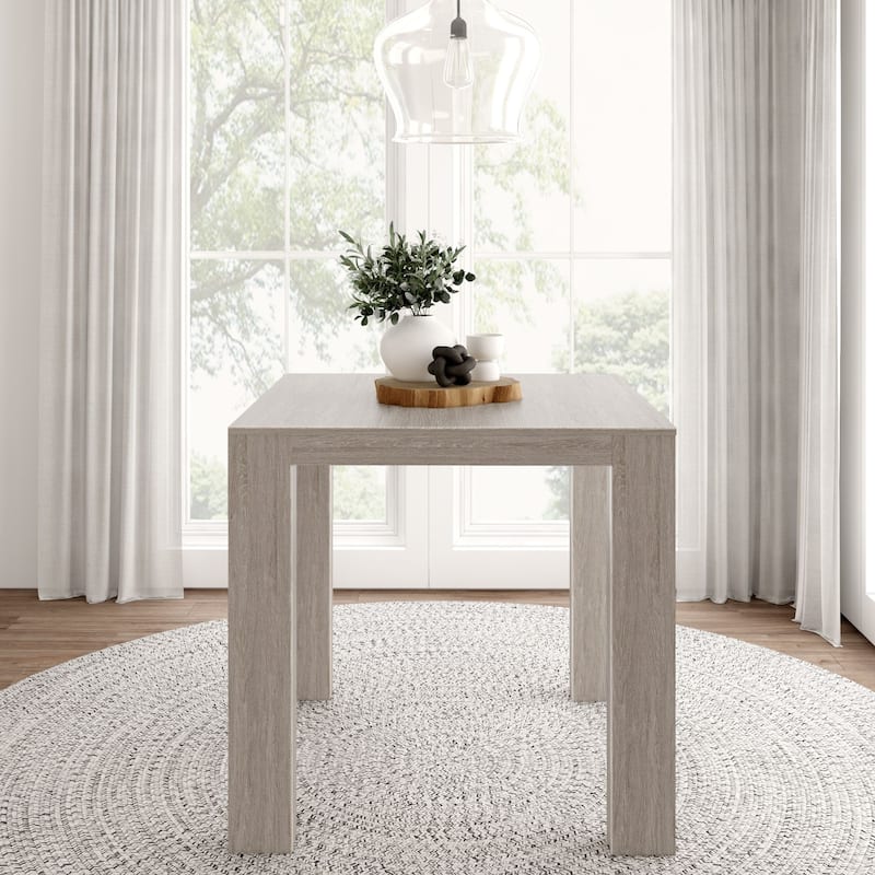 Plank and Beam Modern Solid Wood Square Counter Height Dining Table - 41"