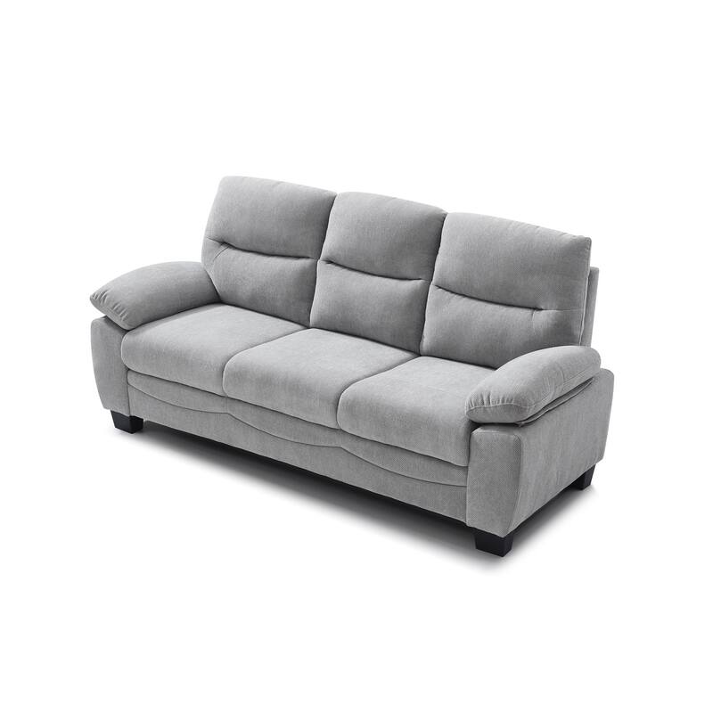 Summerton 78 in. Pillow Top Arm Polyester Straight Sofa