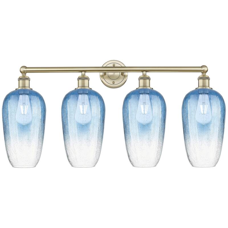 Innovations Lighting Endless Possibilities Edison - Brookhaven Flute - 4 Light 34" Bath Vanity Light