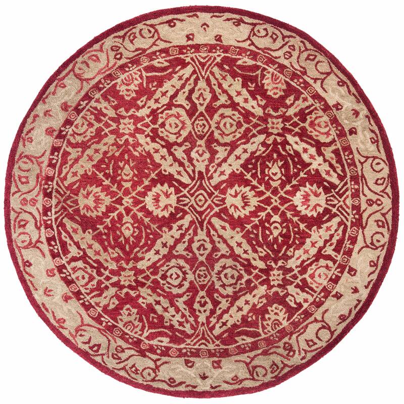 SAFAVIEH Handmade Anatolia Doro Traditional Oriental Hand-spun Wool Rug