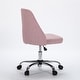 preview thumbnail 31 of 39, Home Office Desk Chair Task Chairs Swivel Ribbed Task Vanity Chair
