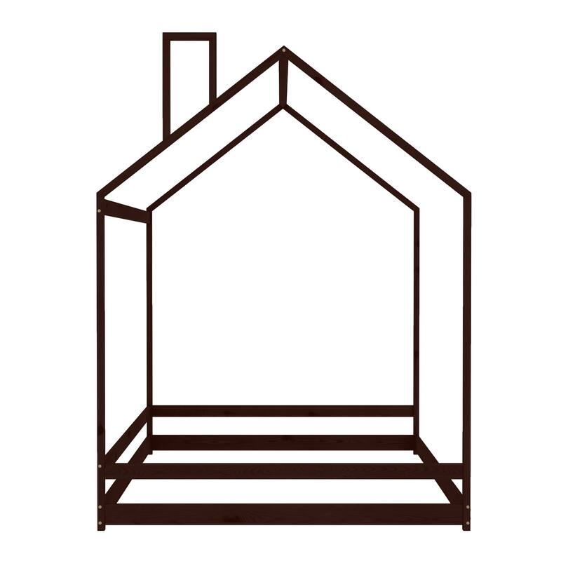 House Bed Frame Wood Bed