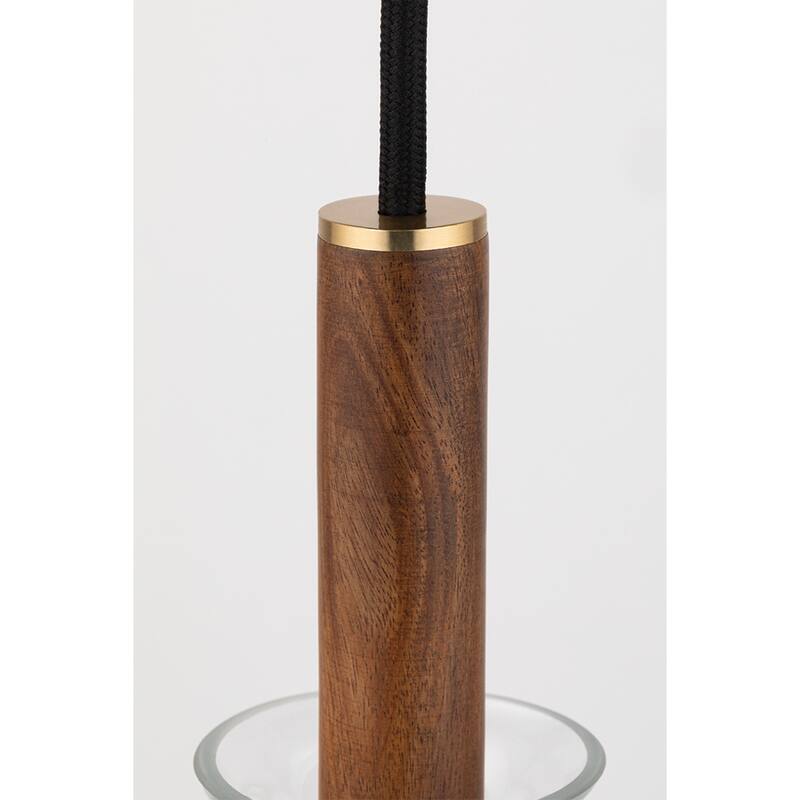 Carbon Loft Bonnevie 1-light Pendant with Clear Glass