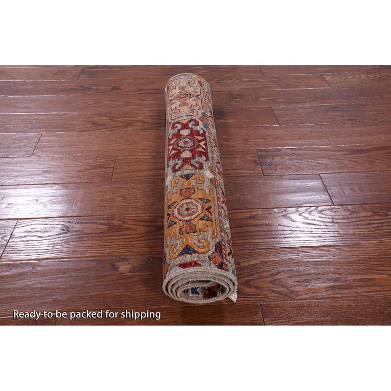 Golden Nile Khorjin Persian Gabbeh Handmade Wool Rug - 2' 8" X 4' 0"