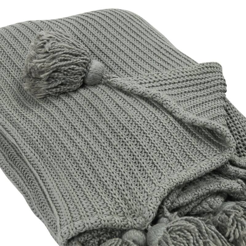 Kerith 100% Cotton 50"x 70" Throw Blanket by Kosas Home