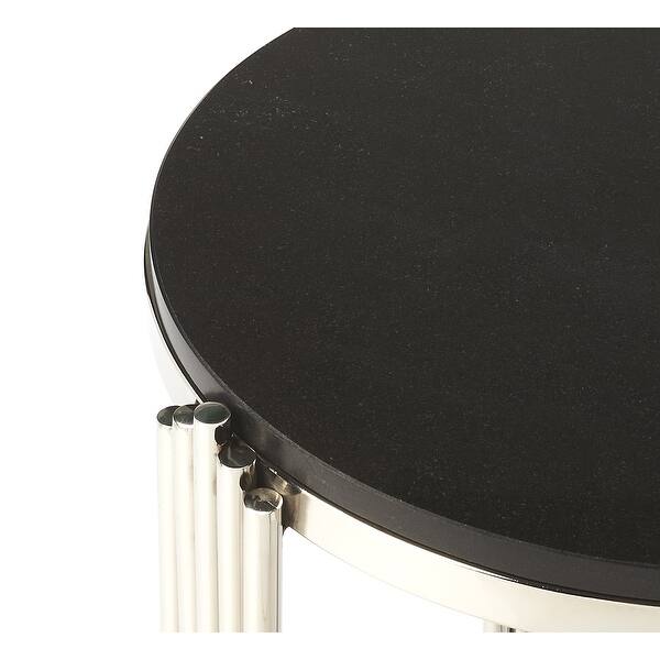 Handmade khalifa Black granite End Table (India) Bed Bath & Beyond