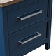 preview thumbnail 11 of 14, Furniture of America Althea Modern Farmhouse 3-Piece Wood Chest and 2 Nightstand Bedroom Set