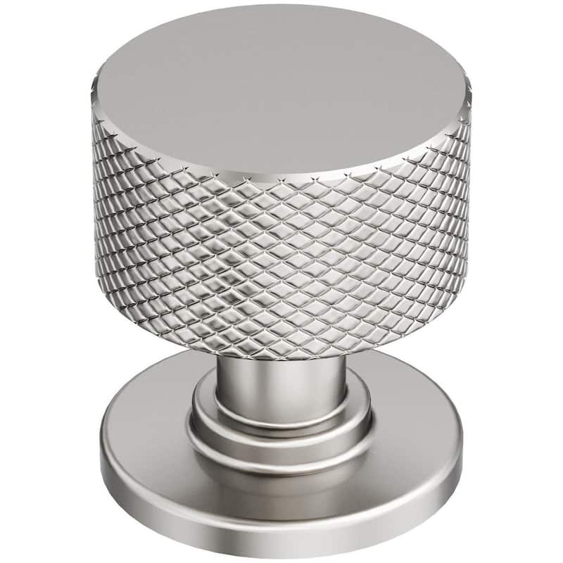 Amerock BP37632 Balata 1-1/8" Knurled Mushroom Cabinet Knob - Polished Nickel