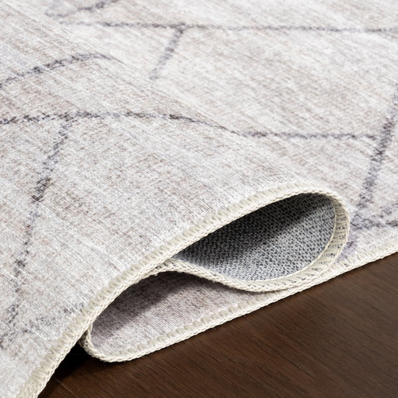 Nuloom Grier SplashGuard Diamond Machine Washable Area Rug