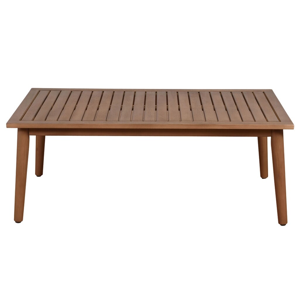 Midtown Concept Coffee Table for Living Room Small Table Eucalyptus Wood Furniture Living Room Décor - 43 in L x 23.5 in W