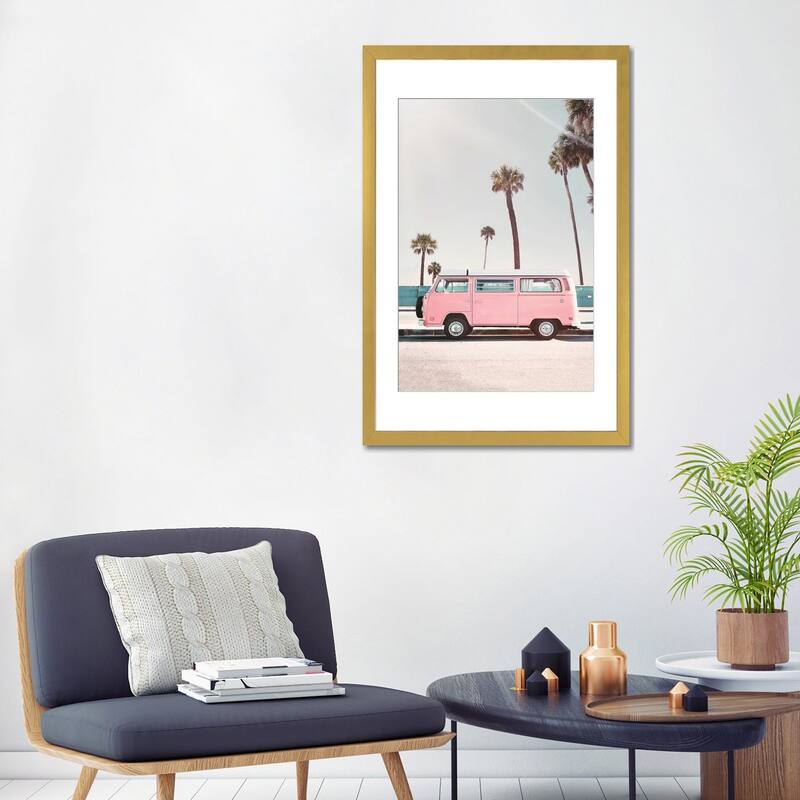 iCanvas "Pink Van" by Sisi & Seb PFA