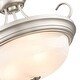preview thumbnail 8 of 10, Millennium Lighting 3 Light Semi-Flush Ceiling Mount Fixture in Multiple Finishes - N/A