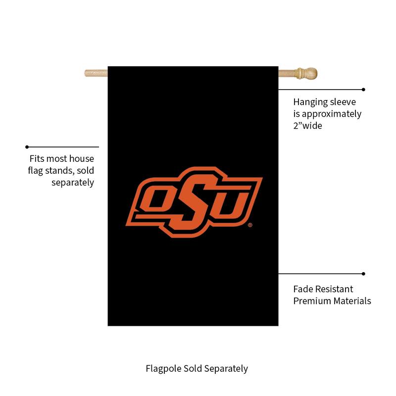 Applique Flag, House Size, Oklahoma State University