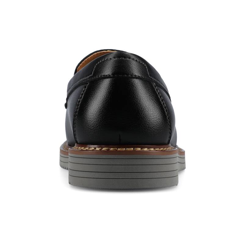 Vance Mens Oneal Medium and Wide Width Slip-on Hybrid Casual Venetian Loafer Dress Shoe