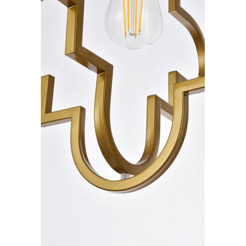 Sage 1 Light Pendant in black - 15 Inch