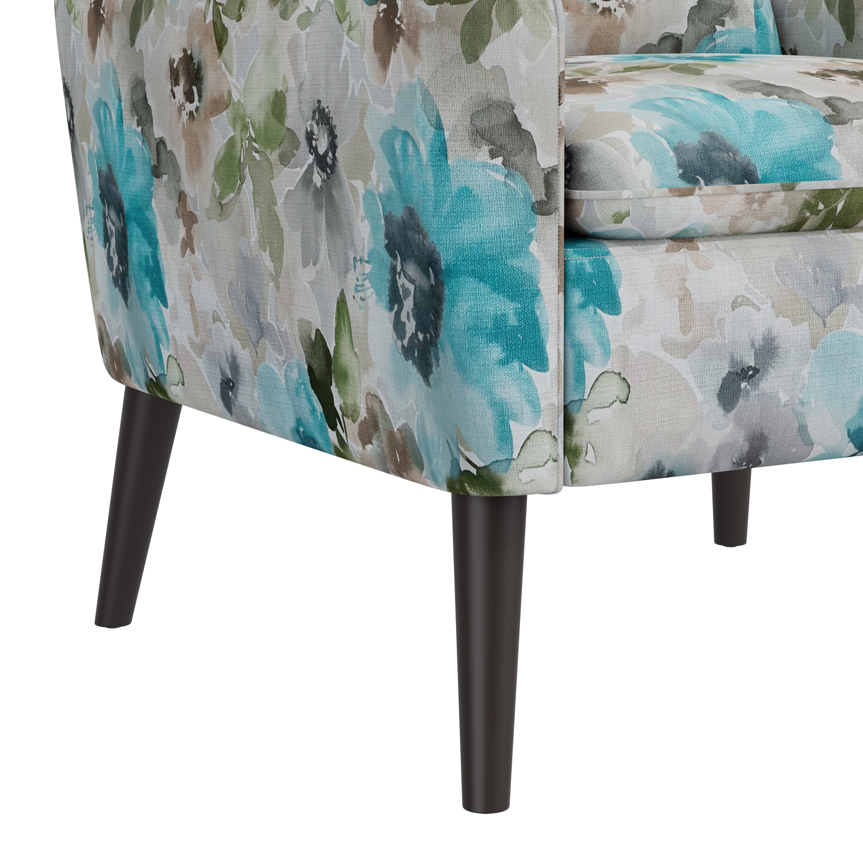 Accent-Arm-Chair-in-Damask-