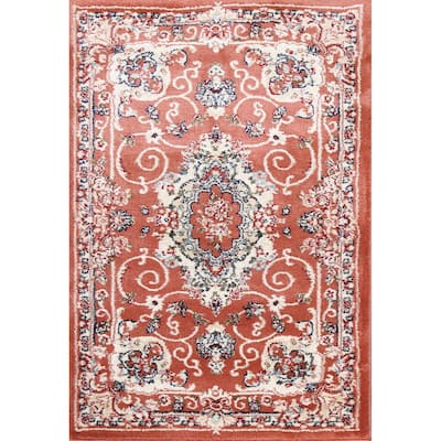 Floral Medallion Transitional Oriental Turkish Rug Traditional Carpet