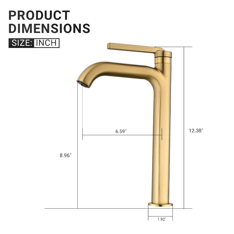 Handle Bathroom Faucet