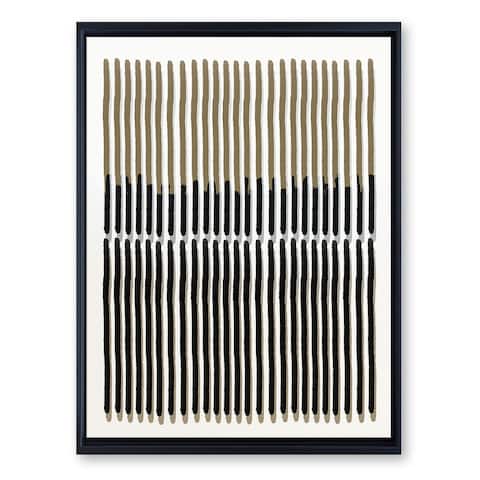'Abstract Neutral CLIII' Framed Canvas Wall Art by ChiChi Décor