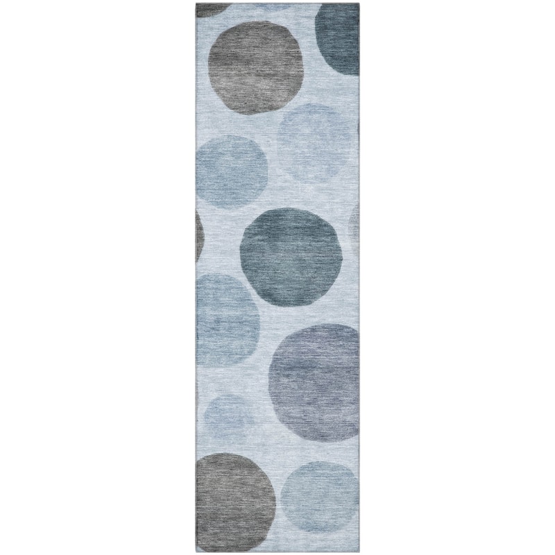 Premium Washable Super Soft Modern Bubbles Mayfield Rug