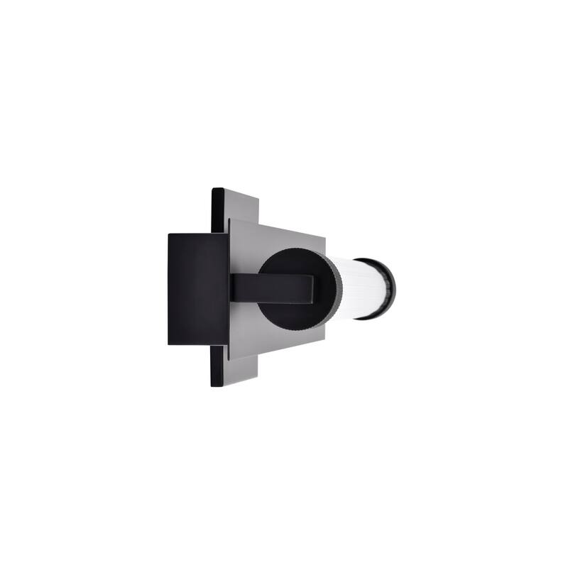 Larissa 24 Inch LED Vanity 3000K CCT Black Finish Opaque Glass