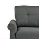 preview thumbnail 8 of 10, Serta Bennington Sofa in Heather Grey Woven Fabric