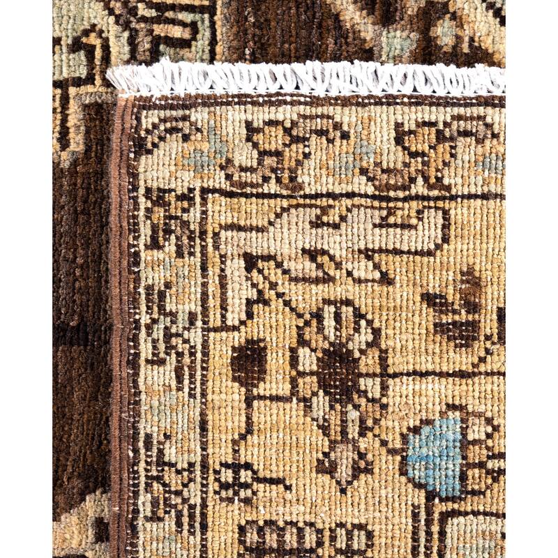 Serapi One-of-a-Kind Hand-Knotted Area Rug - Brown - 4' 0" x 5' 11"