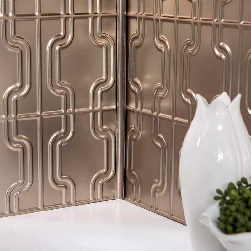 FASÄDE Chain Decorative Vinyl Backsplash Panel