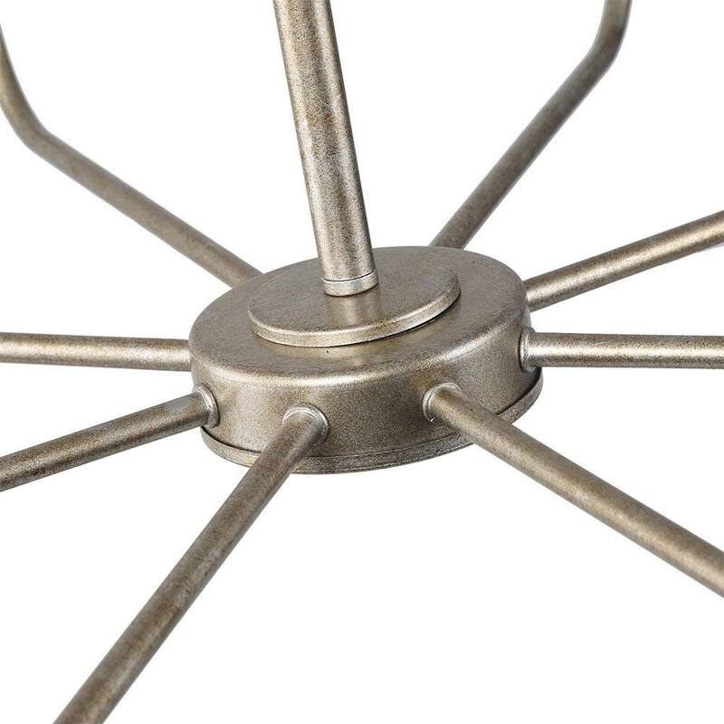 8 light champagne chandelier