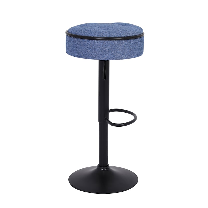 Round Storage Bar Stool Set Of 2