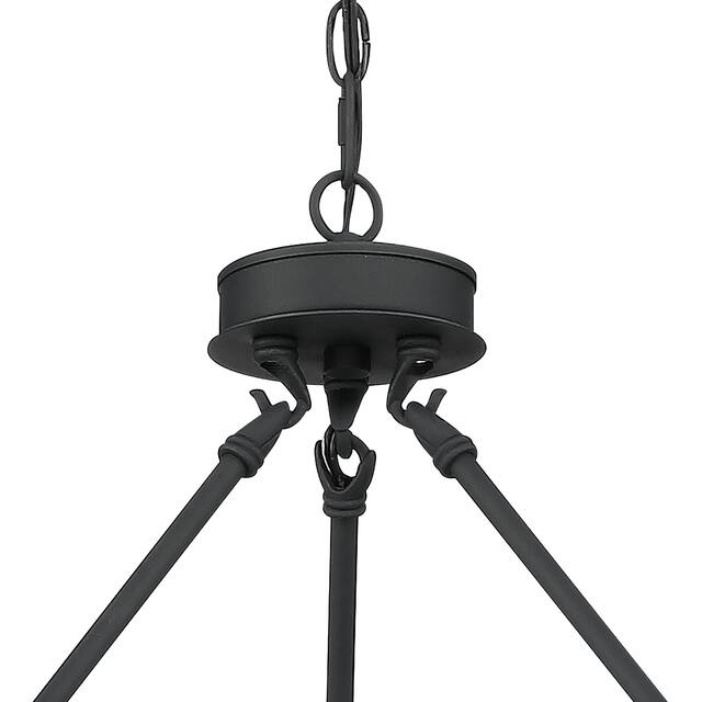 Acroma 15 Light 40 In Modern Farmhouse Wagon Wheel Chandelier-UL