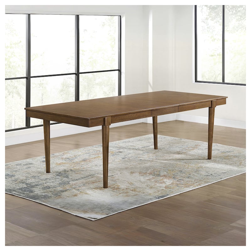 Signature Design by Ashley Lyncott Brown Dining Extension Table - 42" W x 92" D x 30.25" H