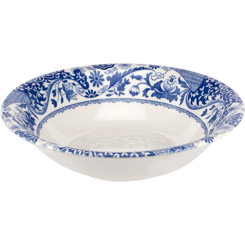 Spode Blue Italian Brocato Cereal Bowl