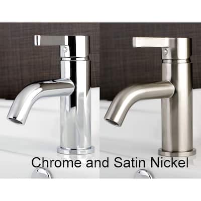 Kingston Brass Continental Single-Handle 1-Hole Deck Mount Bathroom Faucet with Push Pop-Up