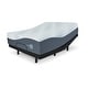 preview thumbnail 4 of 7, Signature Design by Ashley Millennium Luxury Plush Gel Latex Hybrid White Mattress