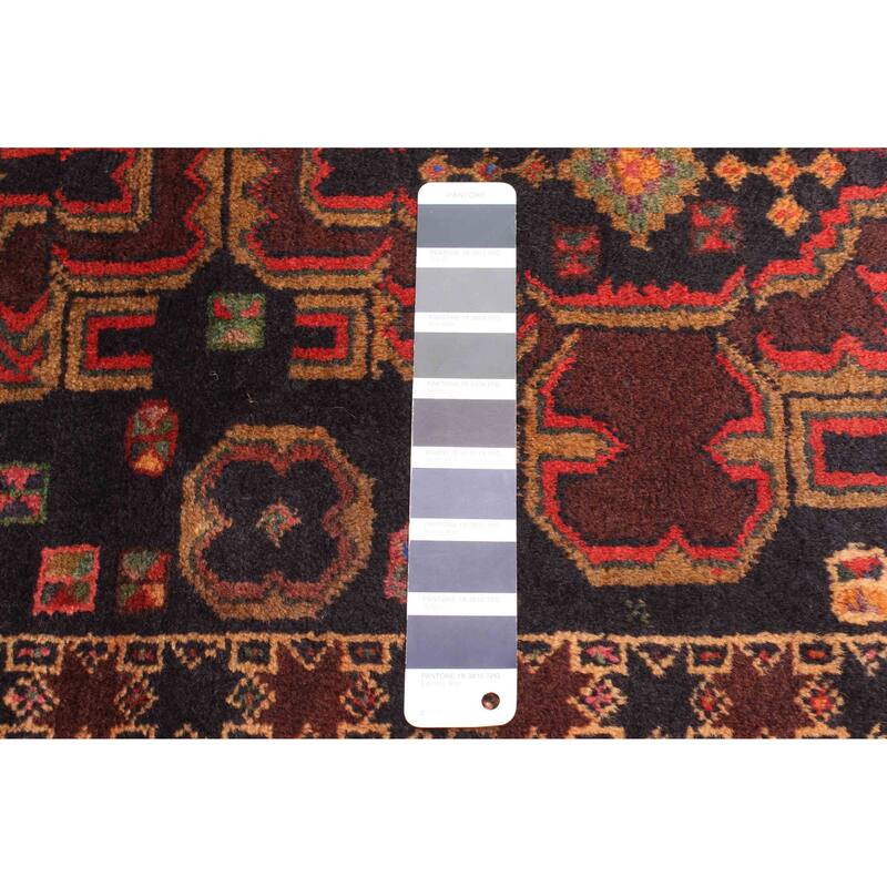 ECARPETGALLERY Hand-knotted Teimani Dark Navy Wool Rug - 2'11 x 4'9