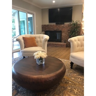 patience safavieh coffee table copper